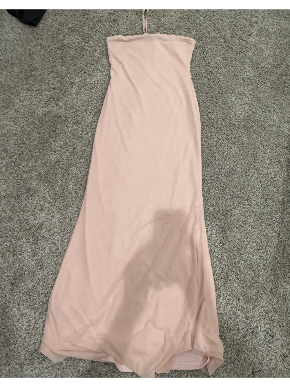Strapless Blush Pink Maxi Dress - Amazon